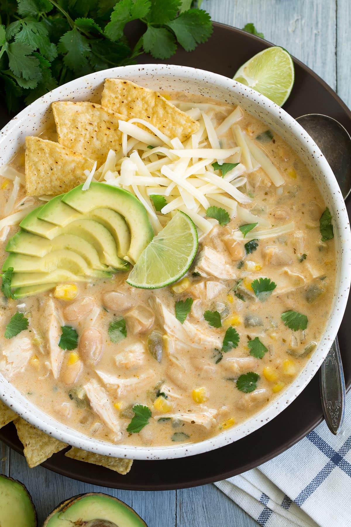 Refreshing White Chicken Chili: Easy Leftover Rotisserie Meal
